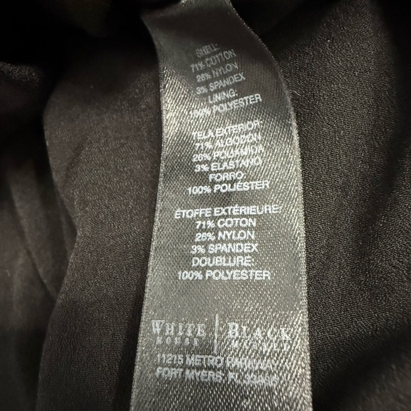 White House Black Market Black Wrap Dress Size 2 - Picture 10 of 11